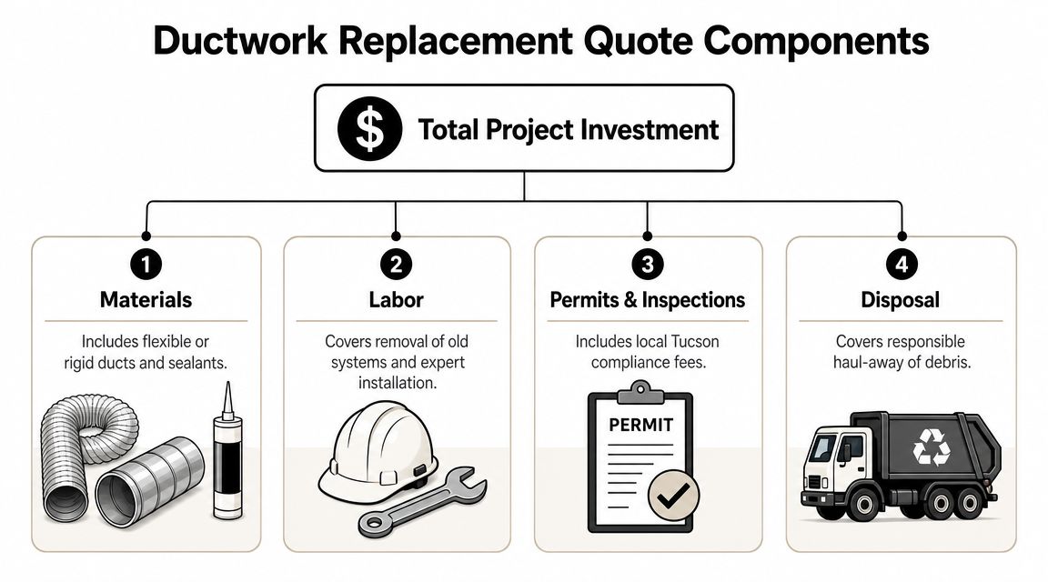 Tucson Ductwork Replacement Cost Guide Tucson Ductwork Replacement Cost Guide